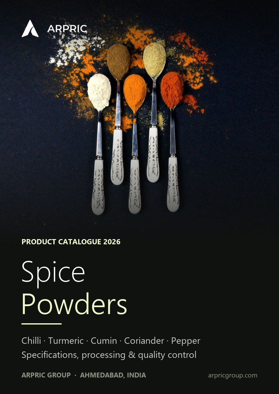 Spice Powders Catalogue — cover